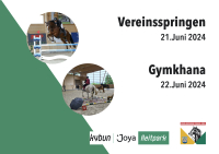 Vereinsspringen KVE &amp; Gymkhana 21.&amp; 22.Juni 2024